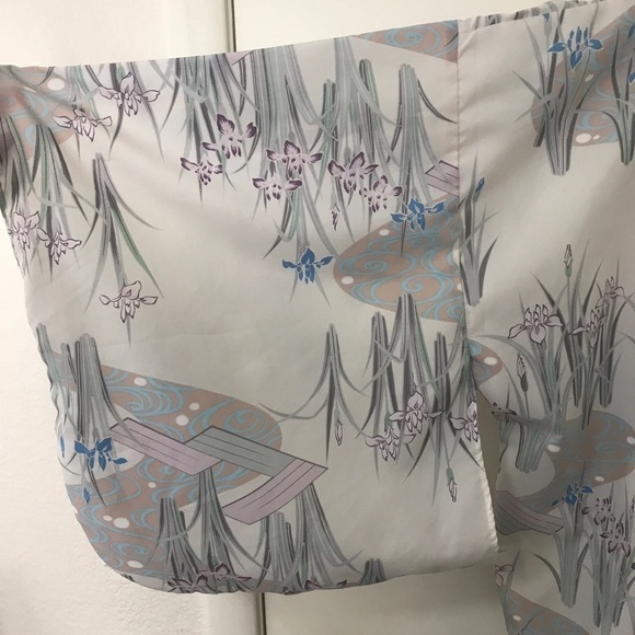 Japanese long maxi open duster kimono ONE SIZE - Picture 5 of 12